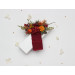 Autumn Wedding Pocket Flowers in Burgundy, Rust, Orange & Olive Green
