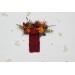 Autumn Wedding Pocket Flowers in Burgundy, Rust, Orange & Olive Green