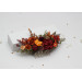 Autumn Bridal Hair Comb in Burgundy, Rust, Orange & Olive Green