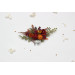 Autumn Bridal Hair Comb in Burgundy, Rust, Orange & Olive Green