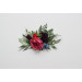 Jewel Tone Mini Flower Comb for Bridal Hairstyles