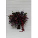 Moody Wedding Bouquets in Burgundy, Deep Purple & Forest Green