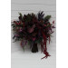Moody Wedding Bouquets in Burgundy, Deep Purple & Forest Green