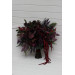 Moody Wedding Bouquets in Burgundy, Deep Purple & Forest Green