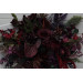 Moody Wedding Bouquets in Burgundy, Deep Purple & Forest Green