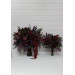 Moody Wedding Bouquets in Burgundy, Deep Purple & Forest Green