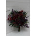 Moody Wedding Bouquets in Burgundy, Deep Purple & Forest Green