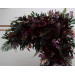 Moody Wedding Arch Arrangements in Burgundy, Deep Purple & Forest Green