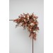  Flower arch arrangement in cinnamon terracotta ivory colors.  Arbor flowers. Floral archway. Faux flowers for wedding arch. 0510