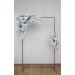  Flower arch arrangement in dusty blue white colors.  Arbor flowers. Floral archway. Faux flowers for wedding arch. 5015