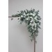  Flower arch arrangement in white colors.  Arbor flowers. Floral archway. Faux flowers for wedding arch. 5021