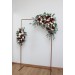 Flower arch arrangement in burgundy pink ivory colors.  Arbor flowers. Floral archway. Faux flowers for wedding arch. 5036