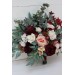 Wedding bouquets in burgundy blush pink ivory white colors. Bridal bouquet. Faux bouquet. Bridesmaid bouquet. 5036-1