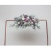  Flower arch arrangement in lilac white colors.  Arbor flowers. Floral archway. Faux flowers for wedding arch. 5059
