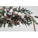  Flower arch arrangement in lilac white mauve colors.  Arbor flowers. Floral archway. Faux flowers for wedding arch. 5059-2