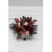 Wedding bouquets in cinnamon burgundy blush pink rust colors. Bridal bouquet. Faux bouquet. Bridesmaid bouquet. 5082