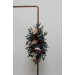  Flower arch arrangement in burgundy navy blue dusty rose gold colors.  Arbor flowers. Floral archway. Faux flowers for wedding arch. 5090