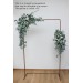  Baby's breath greenery arch arrangement. Flower arch top arrangement. Wedding flowers. Faux flowers. Wedding arrangement. Gypsophila archway.5130