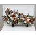 Wedding Bouquets in White, Rust & Terracotta | Faux Bridal & Bridesmaid Bouquets