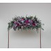  Flower arch arrangement in jewel-tone colors.  Arbor flowers. Floral archway. Faux flowers for wedding arch. 5137