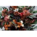 Wedding bouquets in terracotta cinnamon rust ivory colors. Bridal bouquet. Faux bouquet. Bridesmaid bouquet. 5139