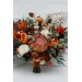 Australian native flowers. Rust burgundy flowers. Protea bridal bouquet. Faux bouquet. Fall wedding. Silk flowers. Boho wedding. Bridesmaid bouquet. 5161