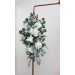 Baby's breath hydrangea greenery arch arrangement Flower arch top arrangement Wedding flowers arrangement Gypsophila archway 5198