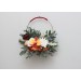 Rust orange burgundy color theme .Orchid dahlia floral hoop. Alternative bridesmaid bouquet. Boho wedding. Floral backdrop. 0035