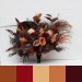 Wedding bouquets in rust burgundy cinnamon colors. Bridal bouquet. Faux bouquet. Bridesmaid bouquet 0022