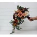 Bridal bouquet for fall wedding. Bridesmaid bouquet bouquet . Orchid dahlia bouquet. Faux bouquet. Wedding flowers. Bridesmaid bouquet. Cascading bouquet. 0035