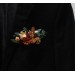 Pocket boutonniere in a rust  ivory and burgundy color scheme. Flower accessories. Pocket flowers. Square flowers. 5272
