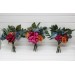 Mini bouquets for vases. Flowers for wedding decor. Jewel tone wedding. 5187