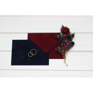 Bridesmaid gift . Set of 6 bobby pins .Burgundy navy blue hairpins . Flower bobby pins. Floral headpiece. Bridal flower accessories. Bridesmaid bobby pins.  5307