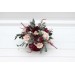 Burgundy blush pink centerpiece. Table decor. Wedding flowers in box. 5080