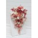 Bouquets in dusty rose cream color theme. Bridal bouquet. Faux bouquet. Bridesmaid bouquet. 5321