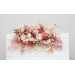  Flower arch arrangement in dusty rose cream colors.  Arbor flowers. Floral archway. Faux flowers for wedding arch. 5321