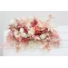  Flower arch arrangement in dusty rose cream colors.  Arbor flowers. Floral archway. Faux flowers for wedding arch. 5321