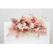  Flower arch arrangement in dusty rose cream colors.  Arbor flowers. Floral archway. Faux flowers for wedding arch. 5321