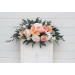  Flower arch arrangement in blush pink white peach yellow flowers colors.  Arbor flowers. Floral archway. Faux flowers for wedding arch. 5301