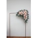  Flower arch arrangement in blush pink white peach yellow flowers colors.  Arbor flowers. Floral archway. Faux flowers for wedding arch. 5301