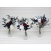 Mini bouquets for vases. Flowers for wedding decor. Centerpiece. 5063