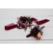  Wedding boutonnieres and wrist corsage  in purple peach burgundy magenta color scheme. Flower accessories. 5316