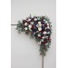  Flower arch arrangement in burgundy ivory navy blue  colors.  Arbor flowers. Floral archway. Faux flowers for wedding arch. 5097