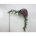  Flower arch arrangement in jewel-tone color scheme.  Arbor flowers. Floral archway. Faux flowers for wedding arch. 5187