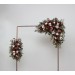  Flower arch arrangement in burgundy ivory white colors.  Arbor flowers. Floral archway. Faux flowers for wedding arch. 5310