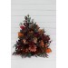 Standing flowers in burgundy orange rust color brown scheme. Aisle flowers. Wedding decorations. Floor flowers. 5330