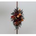  Flower arch arrangement in burgundy orange rust brown colors.  Arbor flowers. Floral archway. Faux flowers for wedding arch. 5330