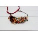 Rust burgundy cinnamon flower crown #2 . Hair wreath. Flower girl crown. Wedding flowers. 0044 EU UK