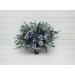 Bouquets in navy blue dusty blue burgundy sage greencolor theme. Bridal bouquet. Faux bouquet. Bridesmaid bouquet. 5332