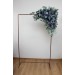  Flower arch arrangement in navy blue dusty blue burgundy sage green colors.  Arbor flowers. Floral archway. Faux flowers for wedding arch. 5332